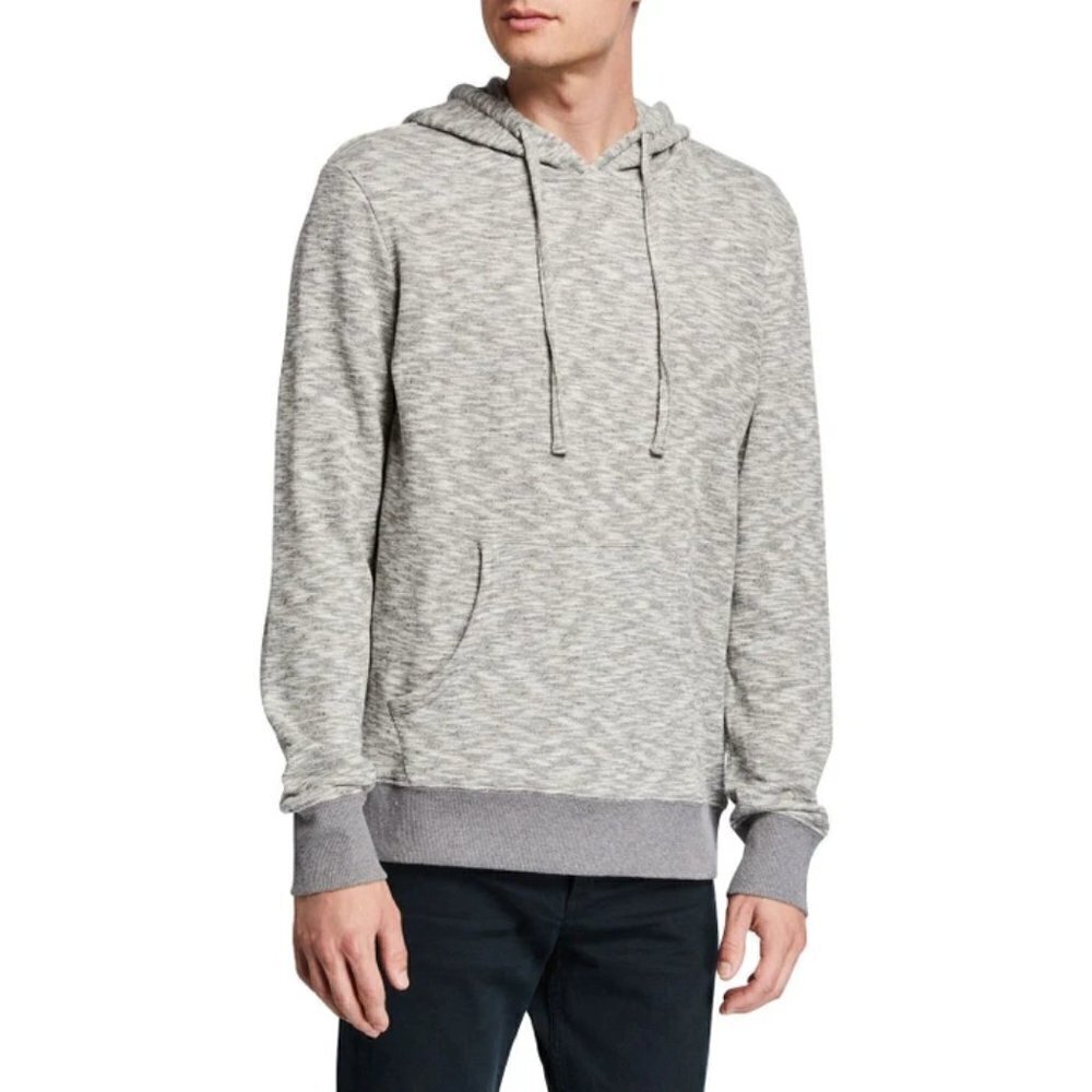 Slate & Stone Men's Heather Gray Marled Hoodie Sweatshirt XL NWT